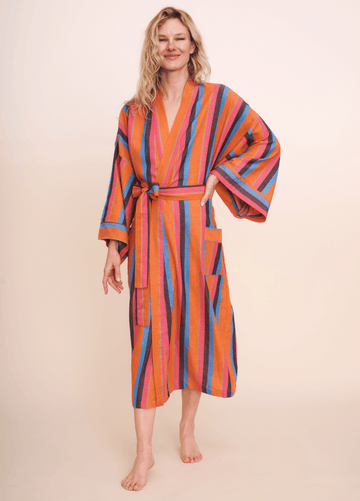 Daft Robe LONG STRIPED ROBE IN DAZE – bathenshop.com