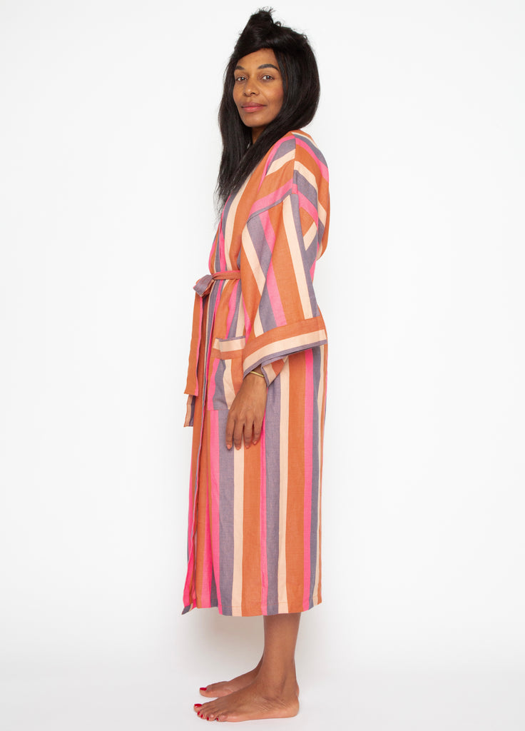 LONG STRIPED ROBE IN DAZE – bathenshop.com