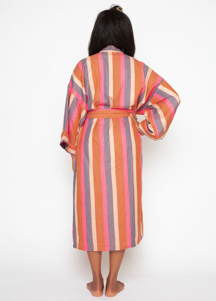 LONG STRIPED ROBE IN DAZE – bathenshop.com